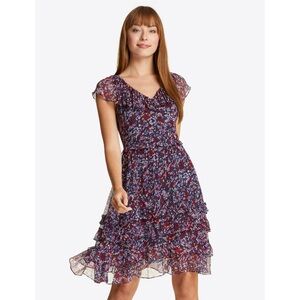 Draper James Multicolor Floral Mini Dress